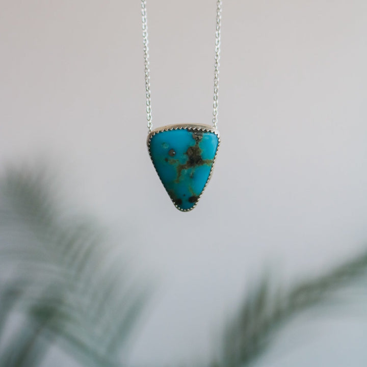 American Turquoise Triangle Necklace