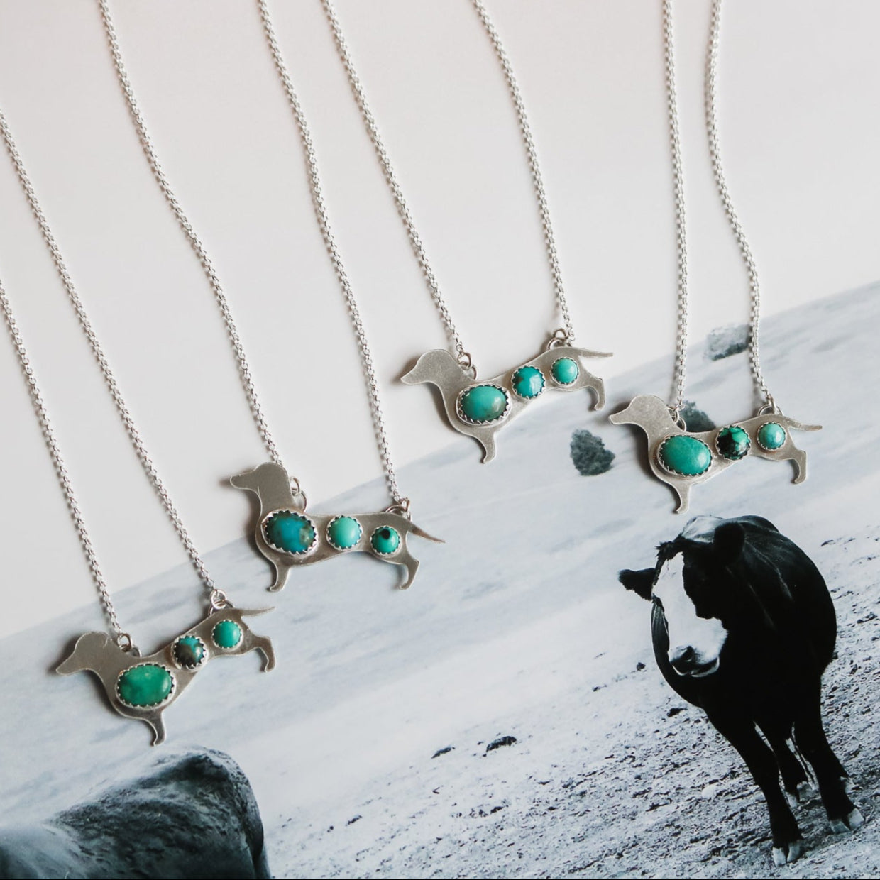 Weenie Dog Silhouette Necklace // Made to Order