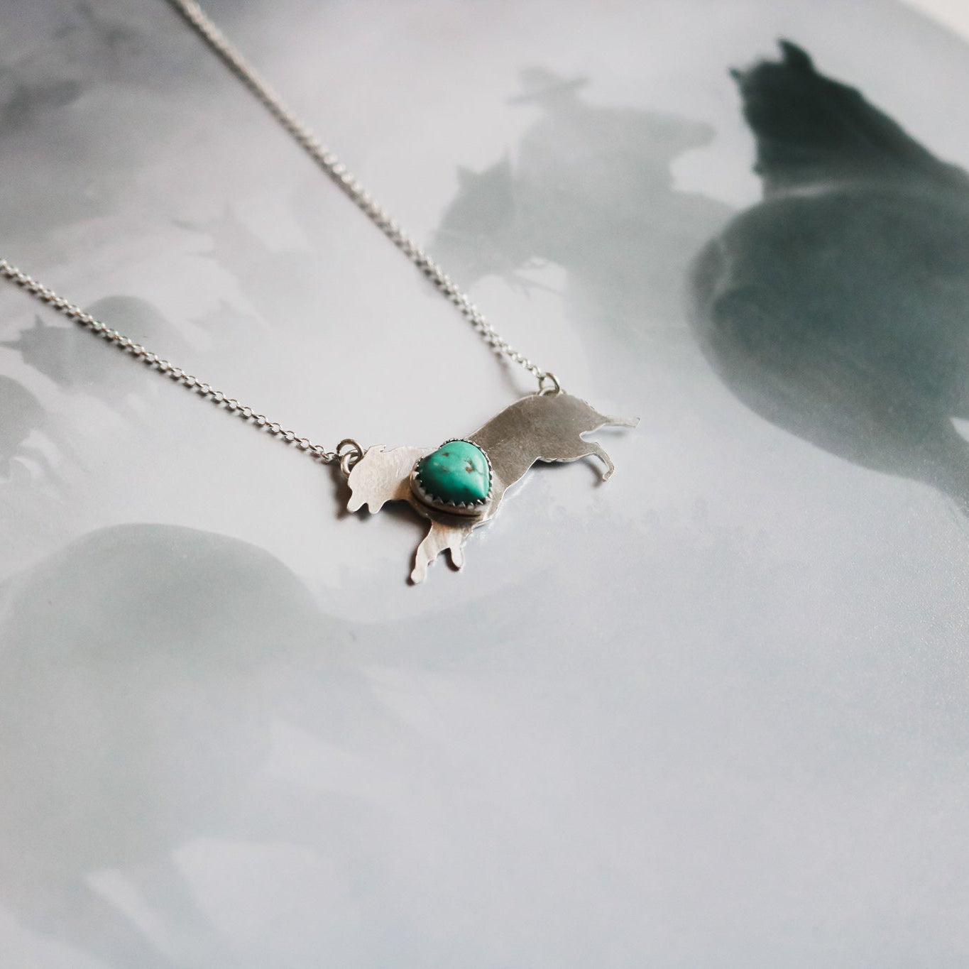 Aussie Silhouette Necklace // Made to Order