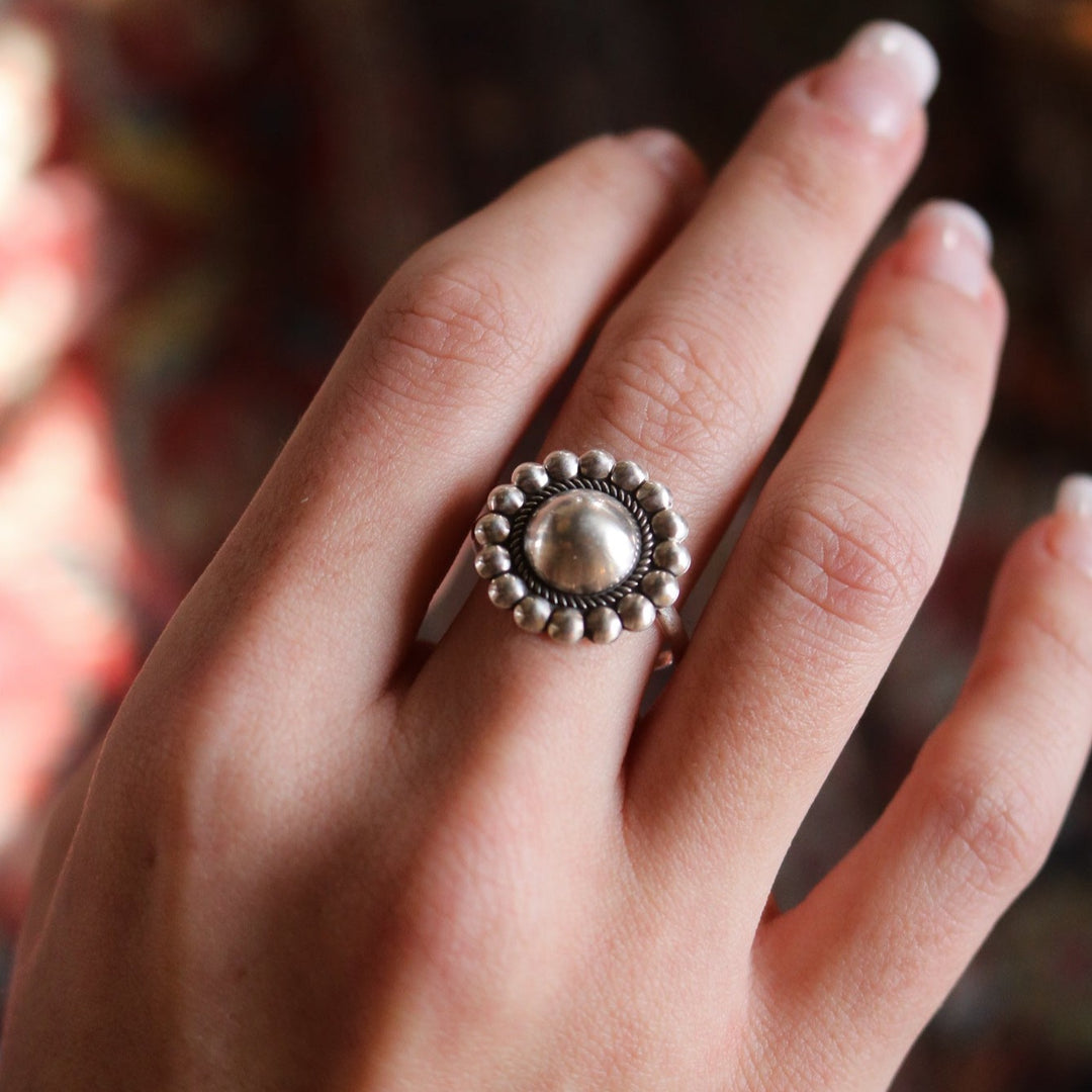 Mirror Concho Stacking Ring