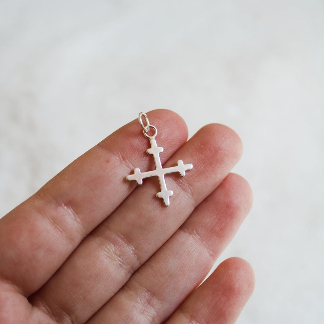 Square Cross Charm