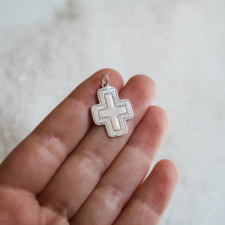 Southwestern Cross Charm