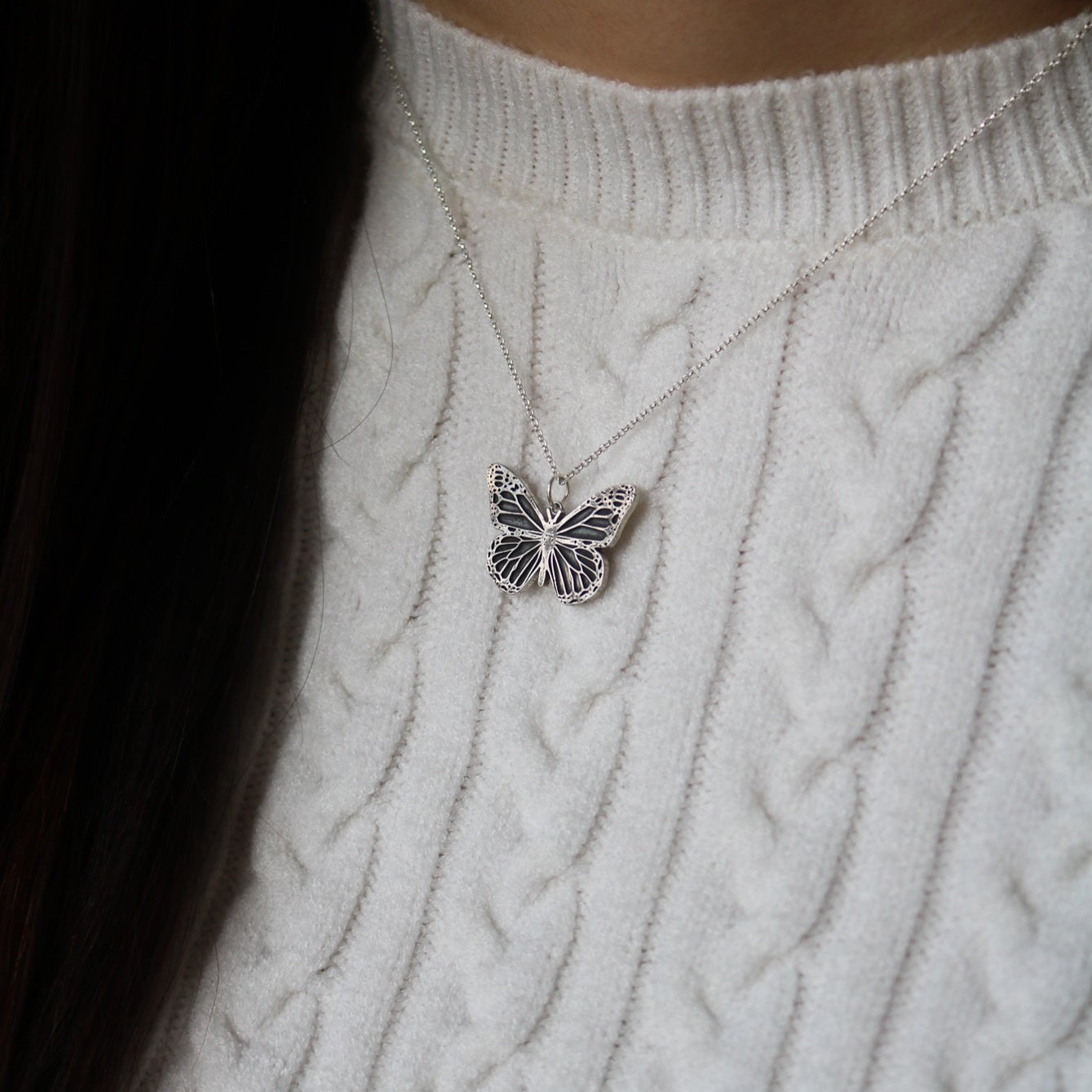 Monarch Butterfly Necklace