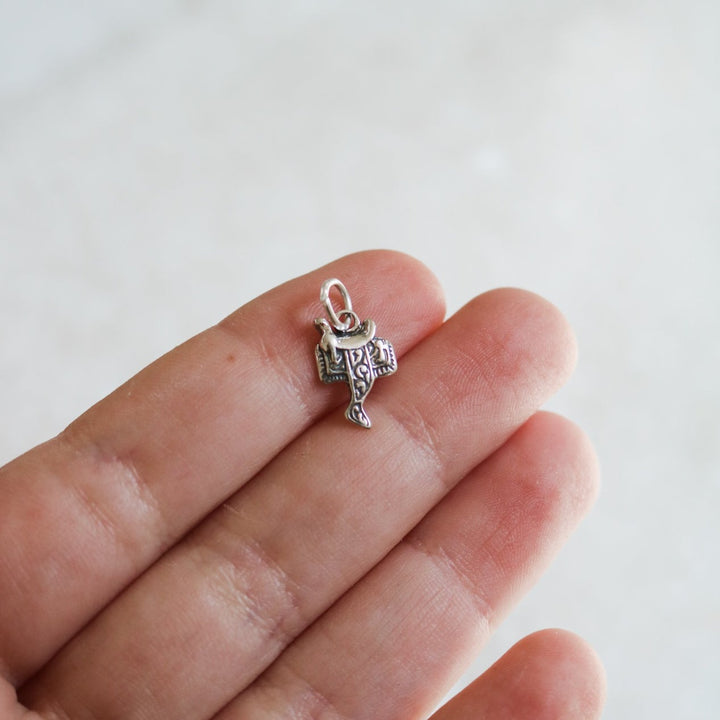 Mini Saddle Charm