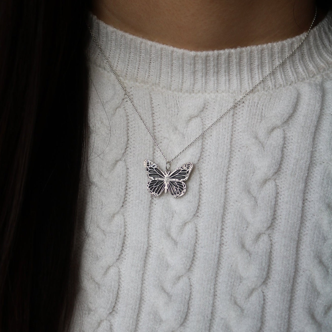 Monarch Butterfly Necklace