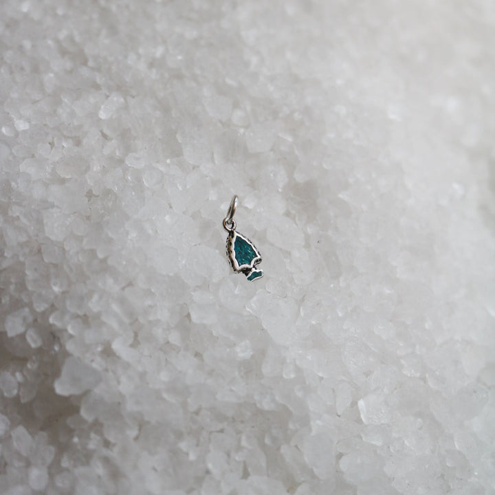 Turquoise Arrowhead Charm