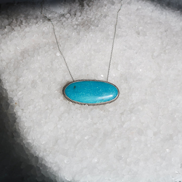 Whitewater Kingman Turquoise Bar Necklace // One of a Kind