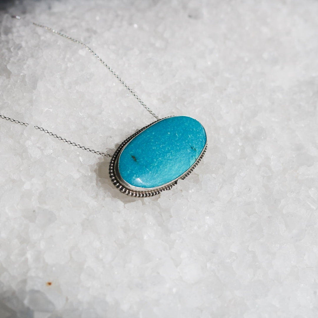 Whitewater Kingman Turquoise Bar Necklace // One of a Kind