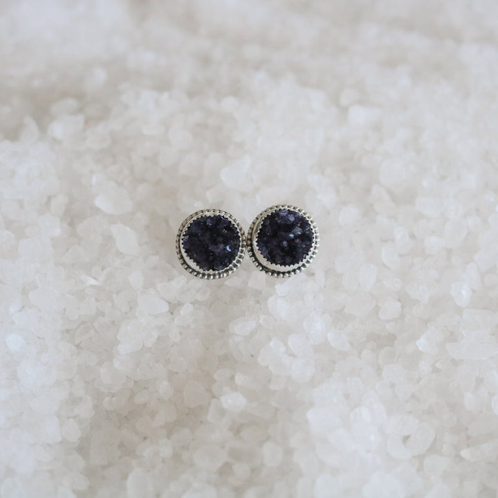 Amethyst Stud Earrings // One of a Kind