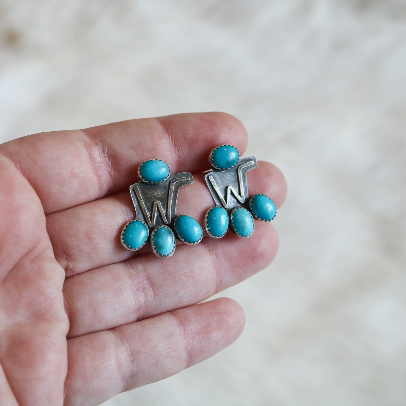 Tallulah Custom Brand Stud Earrings // Made to Order