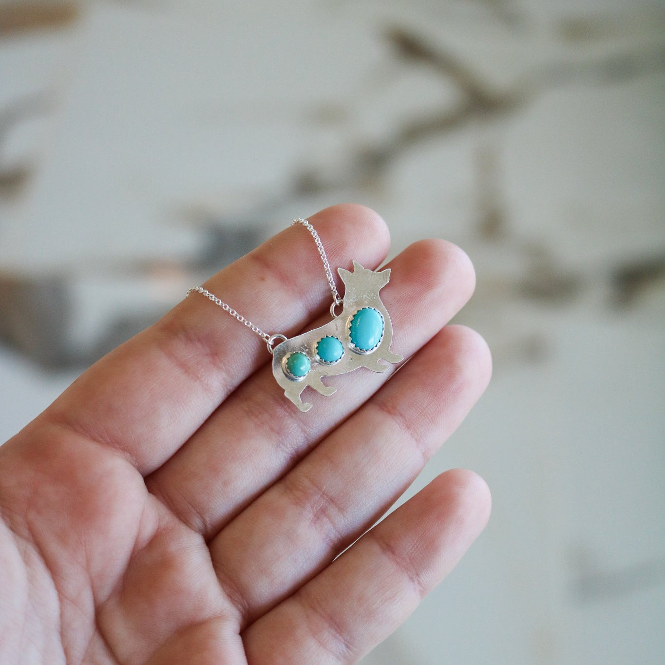 Corgi Silhouette Necklace // Made to Order