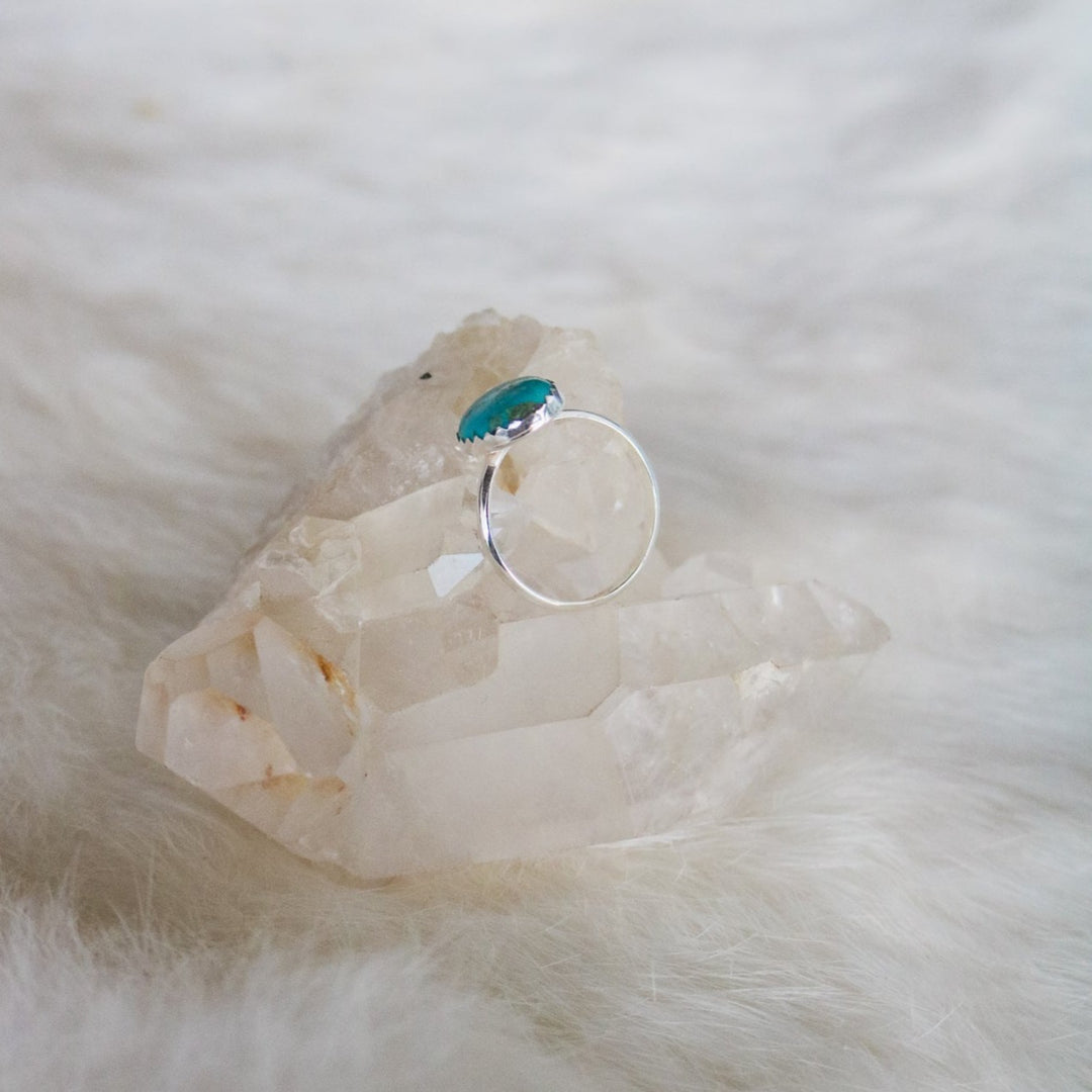Laredo Stacking Ring in Turquoise // Made to Order