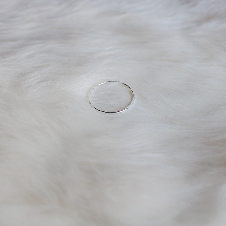 Dainty Sterling Stacking Ring // Made to Order