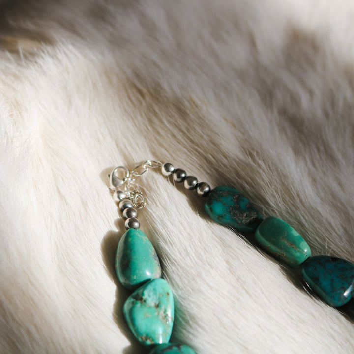 'Solana' Turquoise Beaded Statement Necklace // One of a Kind