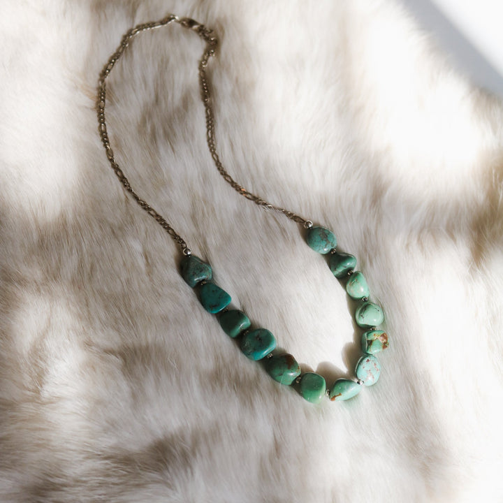 'Hadley' Turquoise Beaded Statement Necklace // One of a Kind