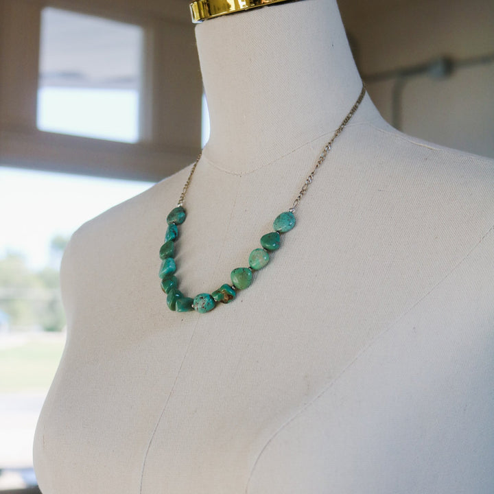 'Hadley' Turquoise Beaded Statement Necklace // One of a Kind