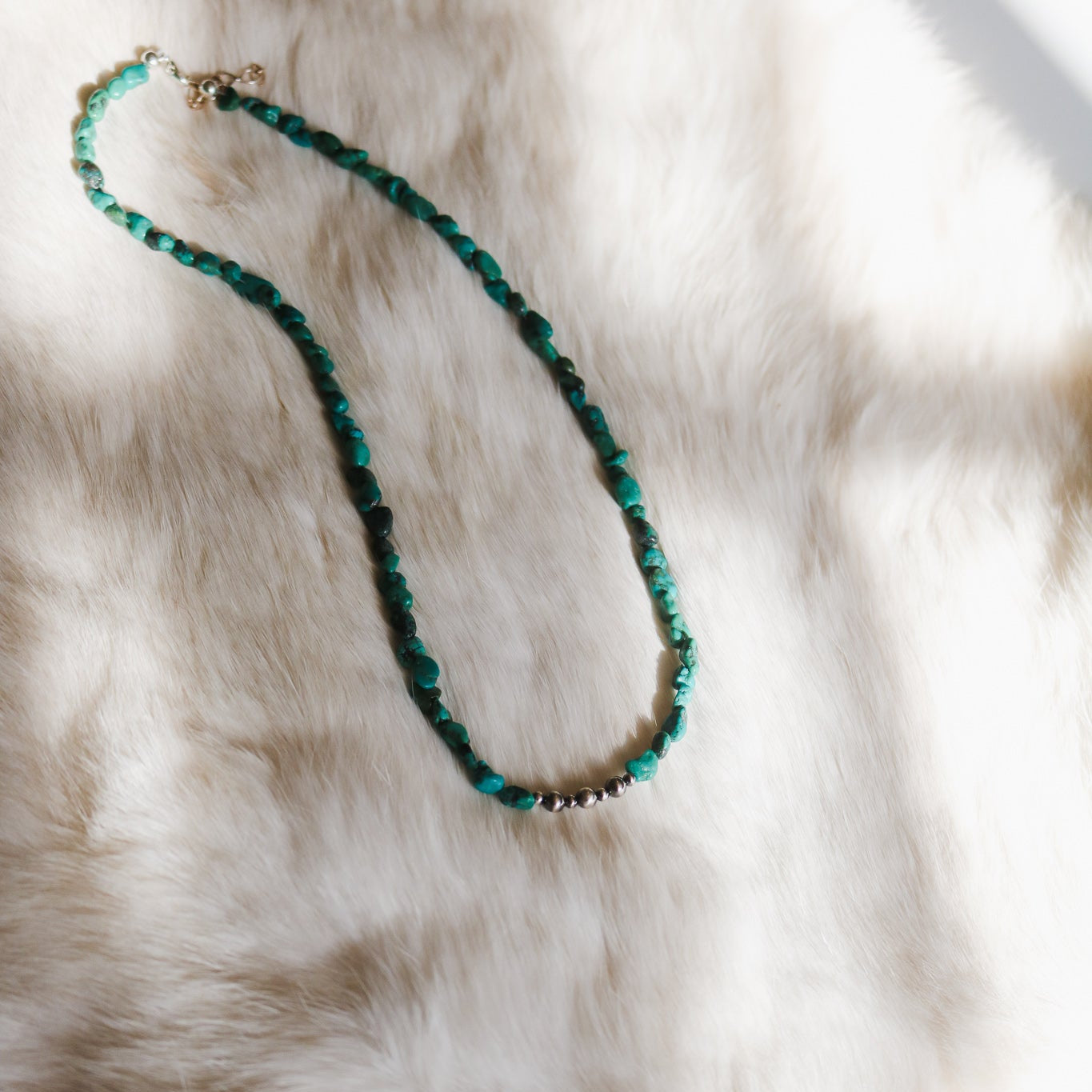 'Parker' Turquoise Beaded Statement Necklace // One of a Kind