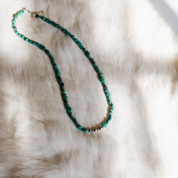'Parker' Turquoise Beaded Statement Necklace // One of a Kind