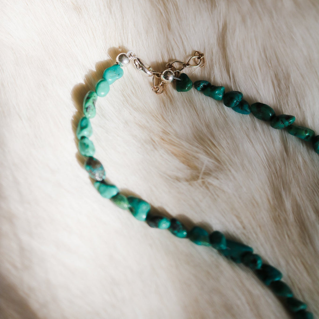 'Parker' Turquoise Beaded Statement Necklace // One of a Kind