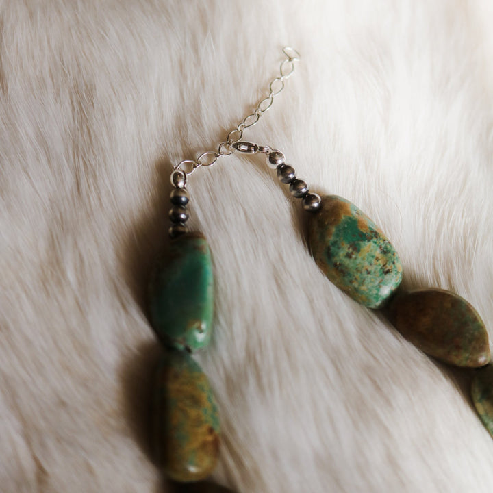 'Madelyn' Turquoise Beaded Statement Necklace // One of a Kind