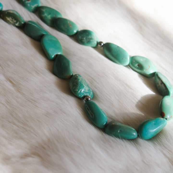 'Sutton' Turquoise Beaded Statement Necklace // One of a Kind