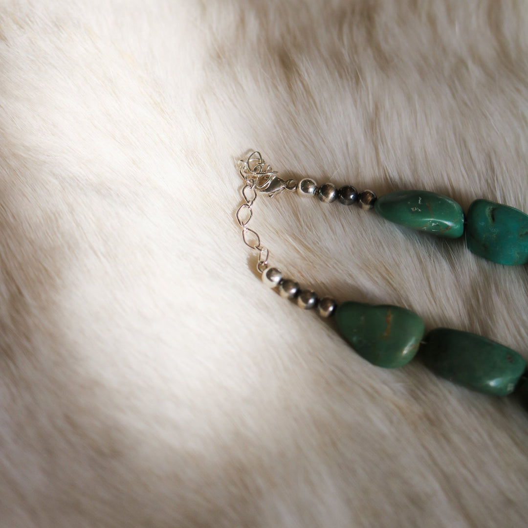 'Sutton' Turquoise Beaded Statement Necklace // One of a Kind