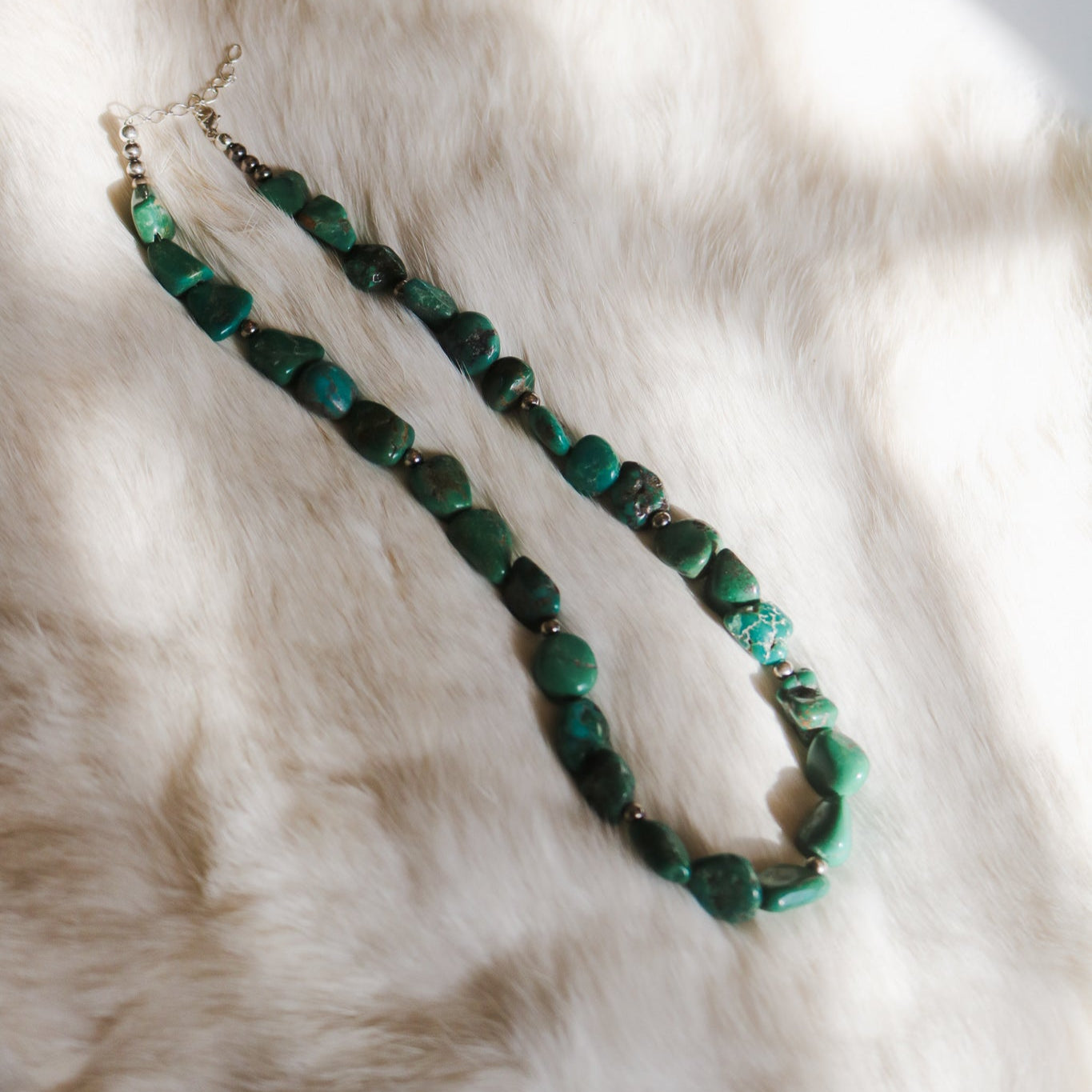 'Blake' Turquoise Beaded Statement Necklace // One of a Kind