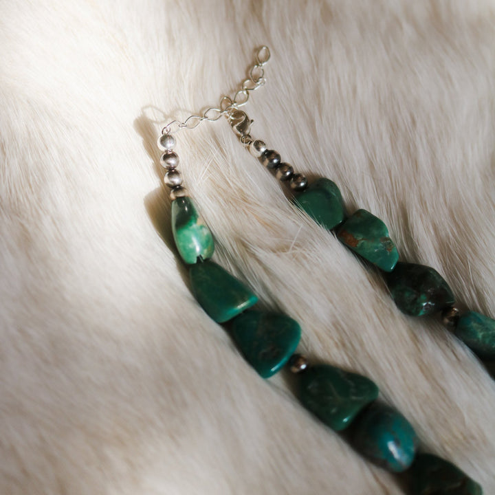 'Blake' Turquoise Beaded Statement Necklace // One of a Kind