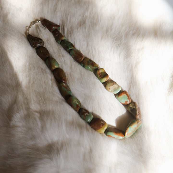 'Quinn' Turquoise Beaded Statement Necklace // One of a Kind