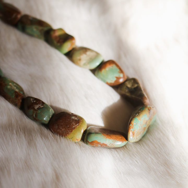 'Quinn' Turquoise Beaded Statement Necklace // One of a Kind