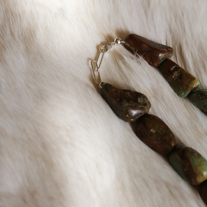 'Quinn' Turquoise Beaded Statement Necklace // One of a Kind