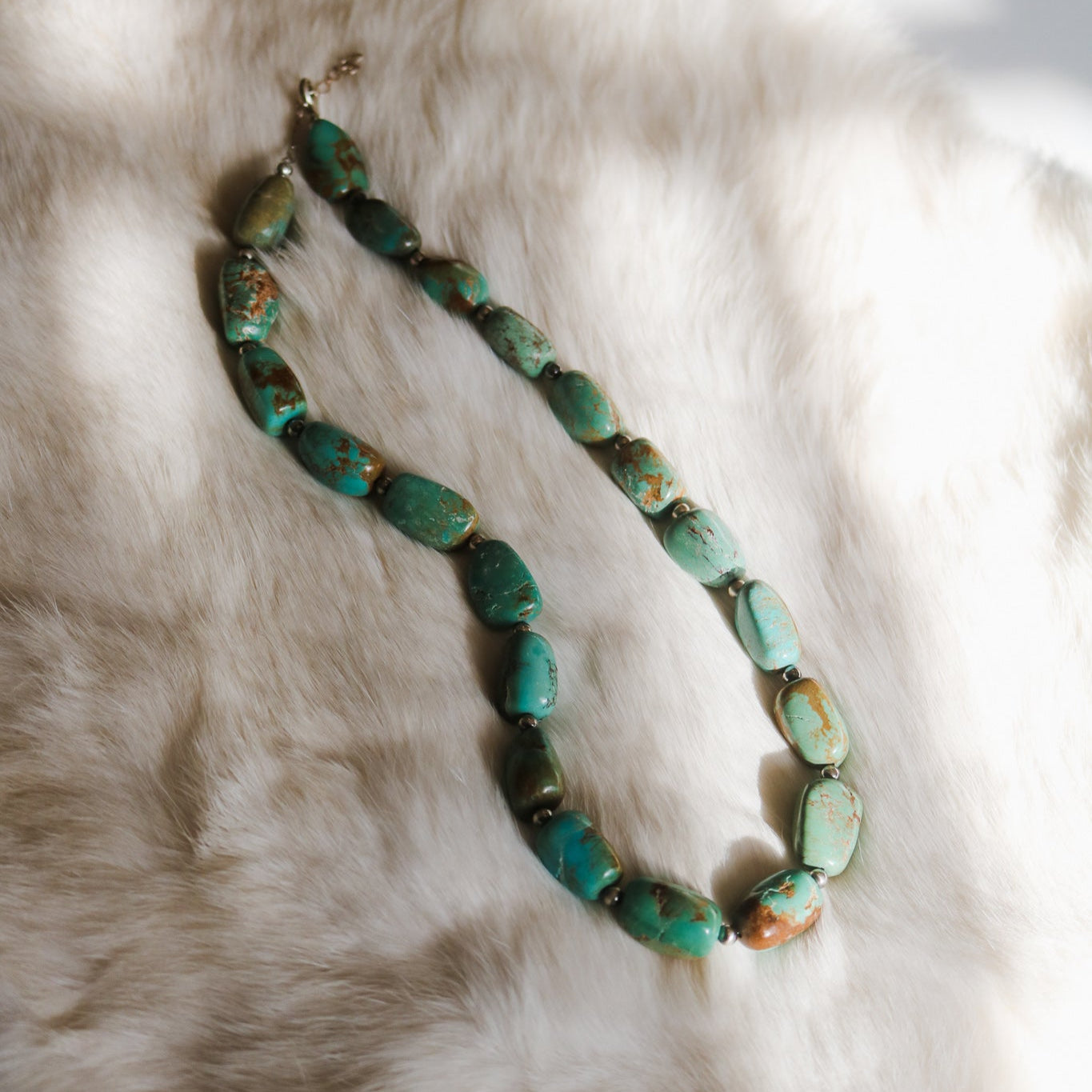 'Ariana' Turquoise Beaded Statement Necklace // One of a Kind