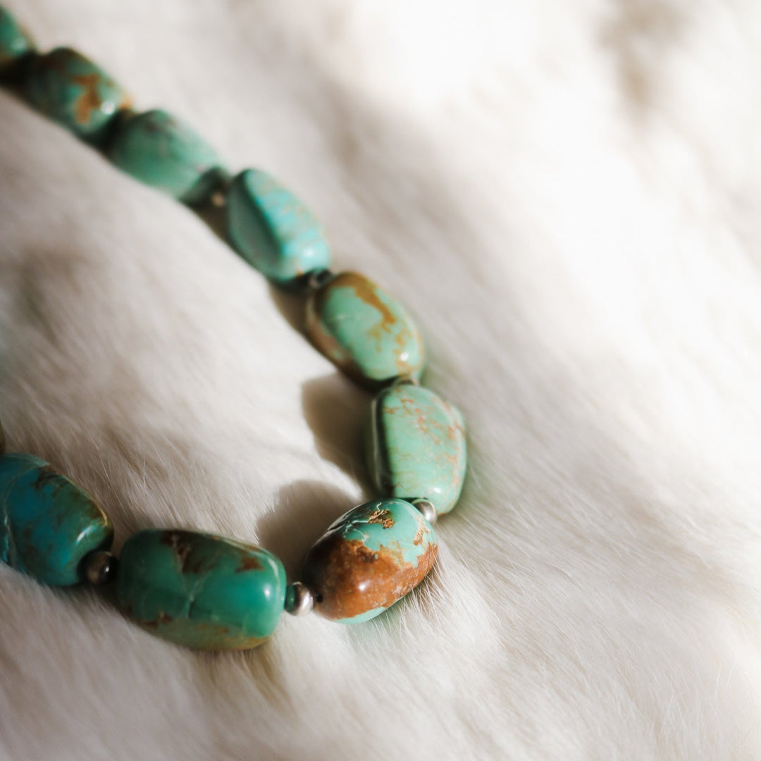 'Ariana' Turquoise Beaded Statement Necklace // One of a Kind
