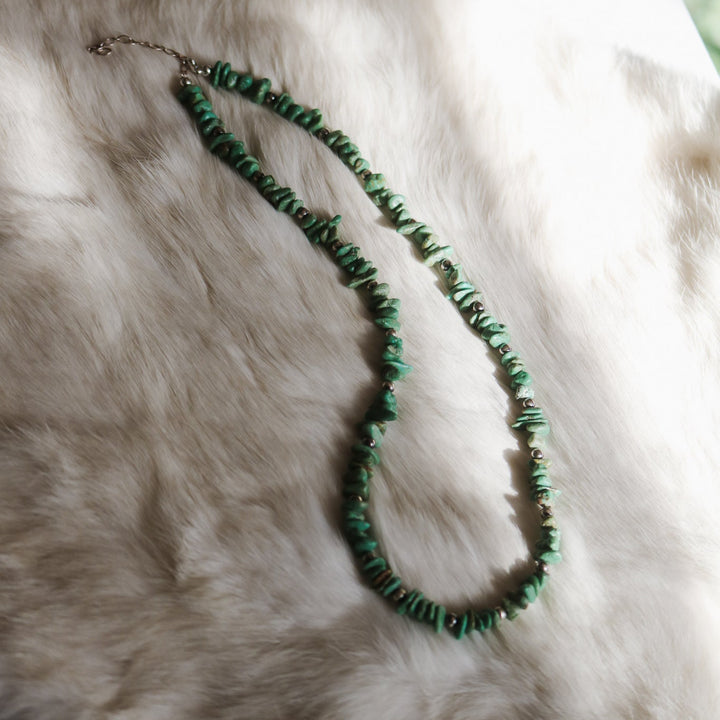 'Reese' Turquoise Beaded Statement Necklace // One of a Kind