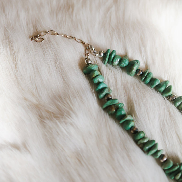 'Reese' Turquoise Beaded Statement Necklace // One of a Kind