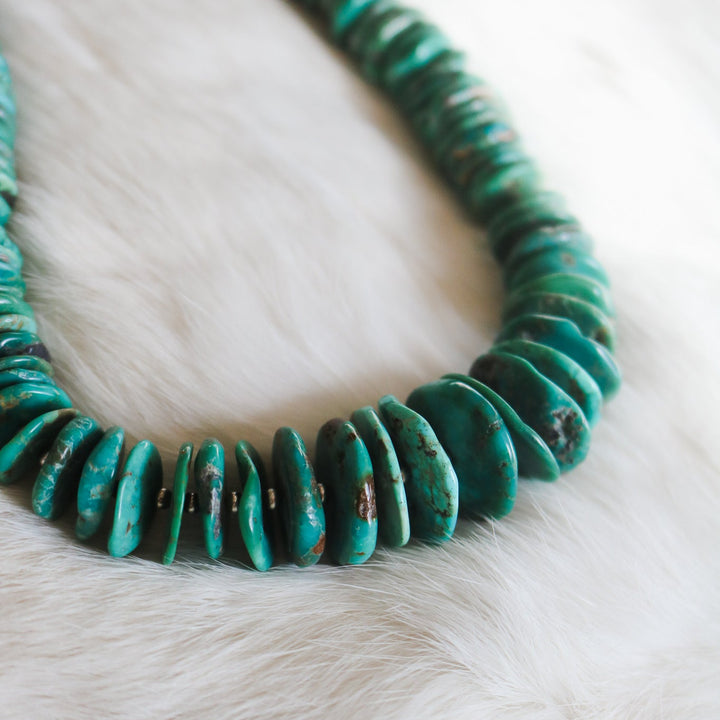 'Eloise' Turquoise Beaded Statement Necklace // One of a Kind