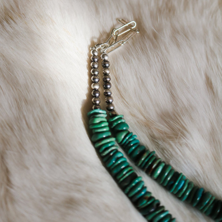 'Eloise' Turquoise Beaded Statement Necklace // One of a Kind