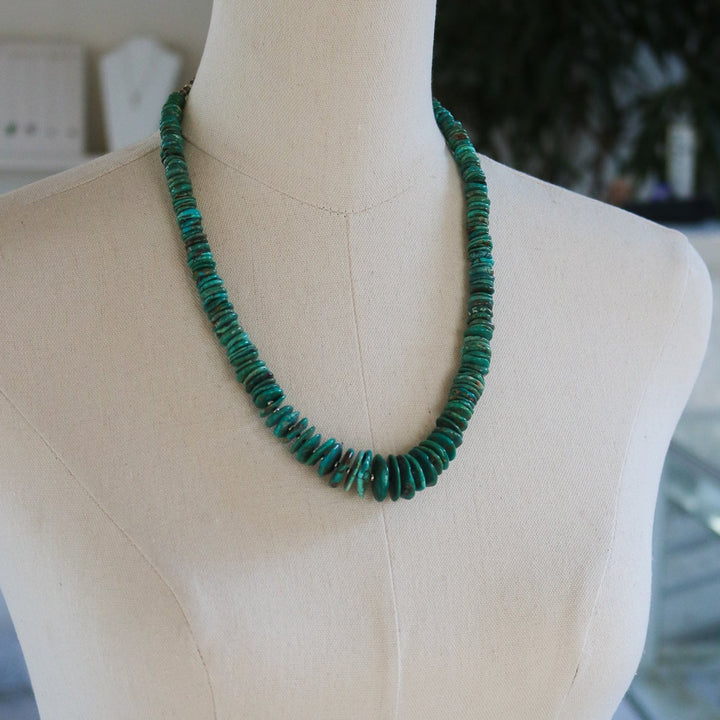 'Eloise' Turquoise Beaded Statement Necklace // One of a Kind