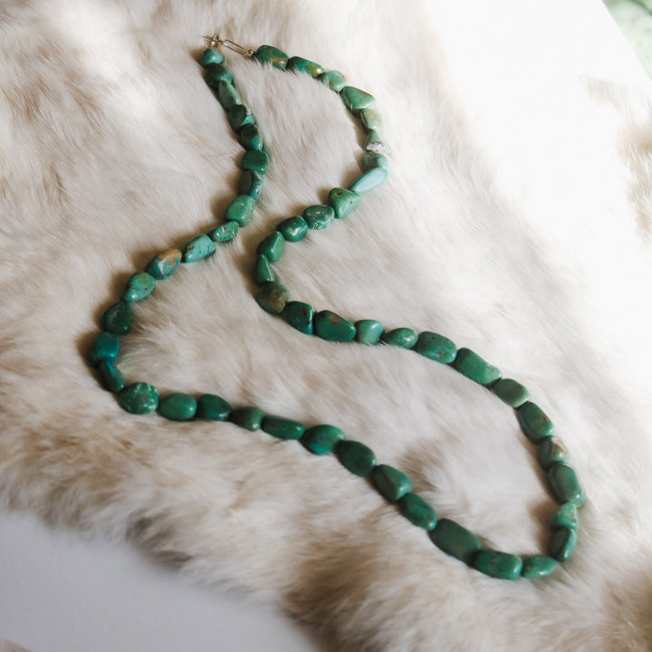 'Catalina' Turquoise Beaded Statement Necklace // One of a Kind