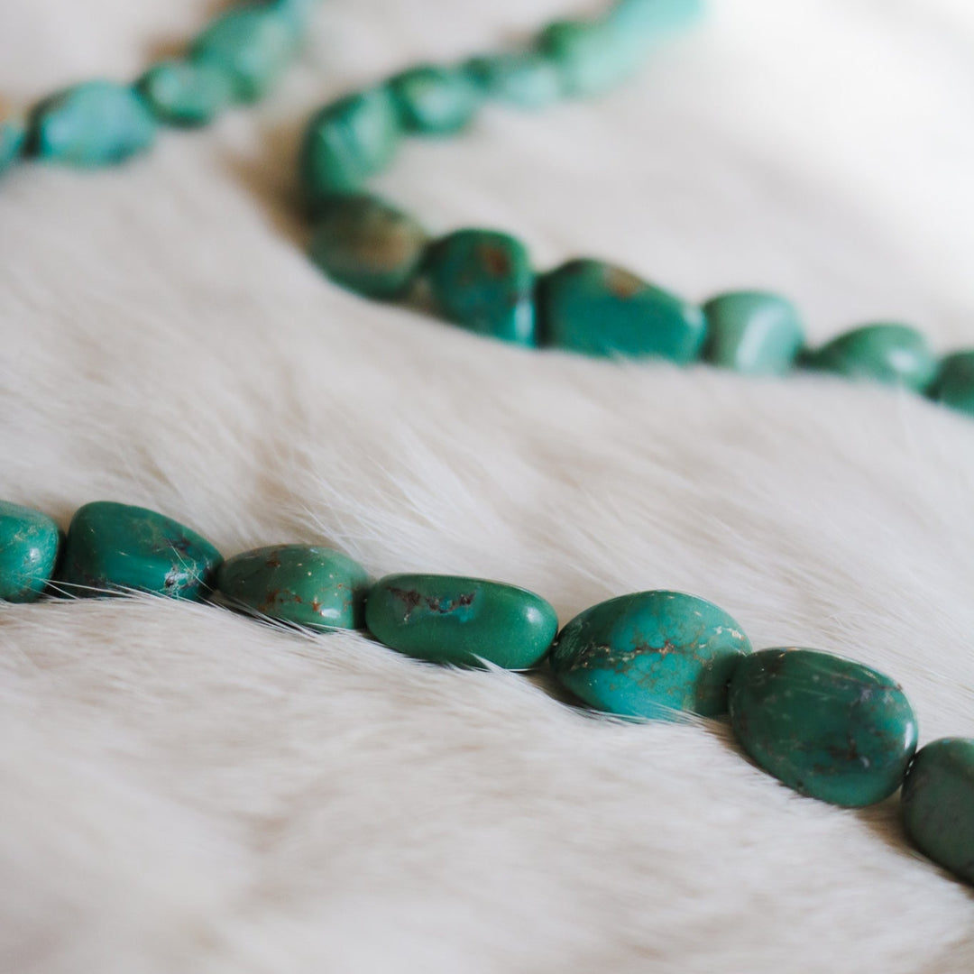 'Catalina' Turquoise Beaded Statement Necklace // One of a Kind