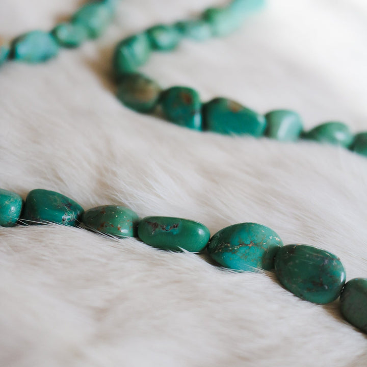 'Catalina' Turquoise Beaded Statement Necklace // One of a Kind