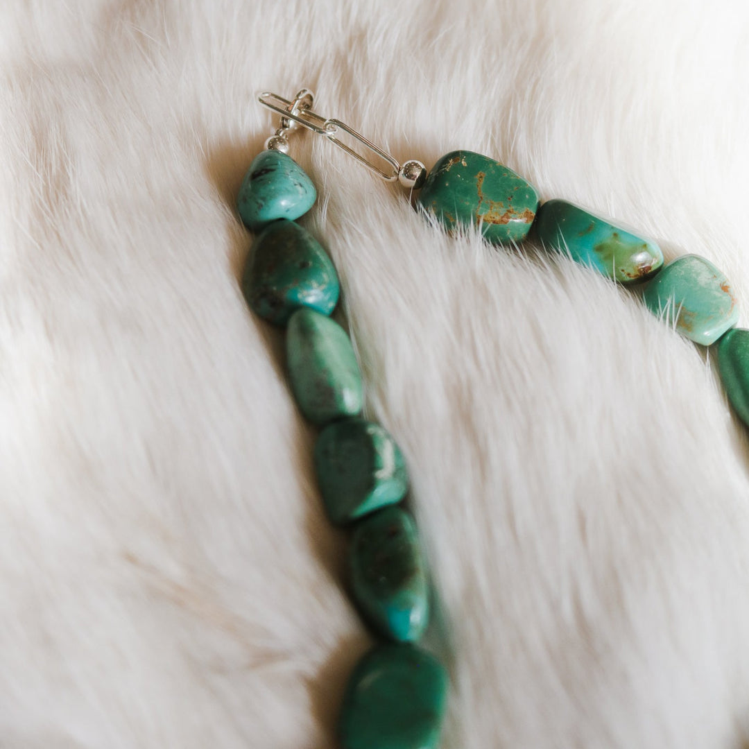 'Catalina' Turquoise Beaded Statement Necklace // One of a Kind