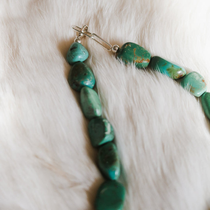 'Catalina' Turquoise Beaded Statement Necklace // One of a Kind