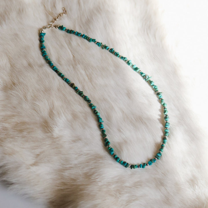 'Amaya' Turquoise Beaded Statement Necklace // One of a Kind