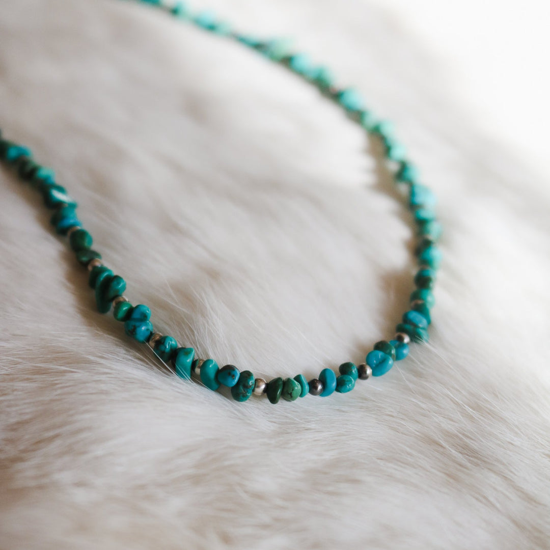 'Amaya' Turquoise Beaded Statement Necklace // One of a Kind