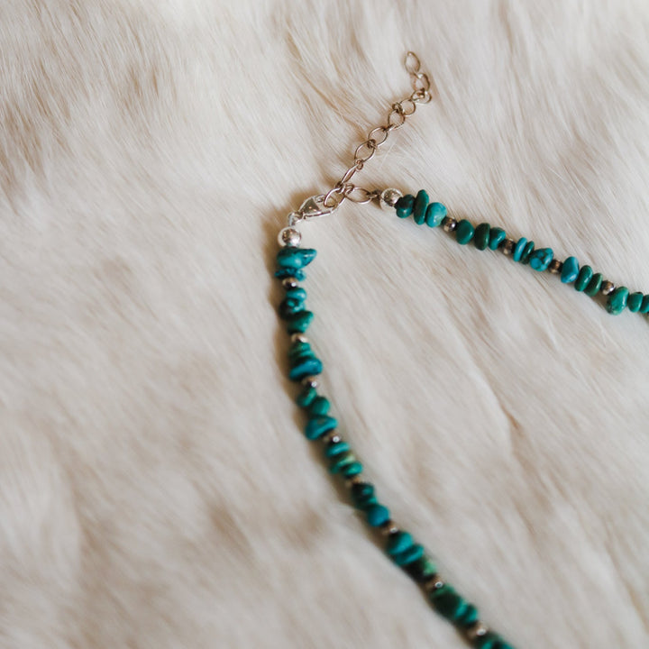 'Amaya' Turquoise Beaded Statement Necklace // One of a Kind