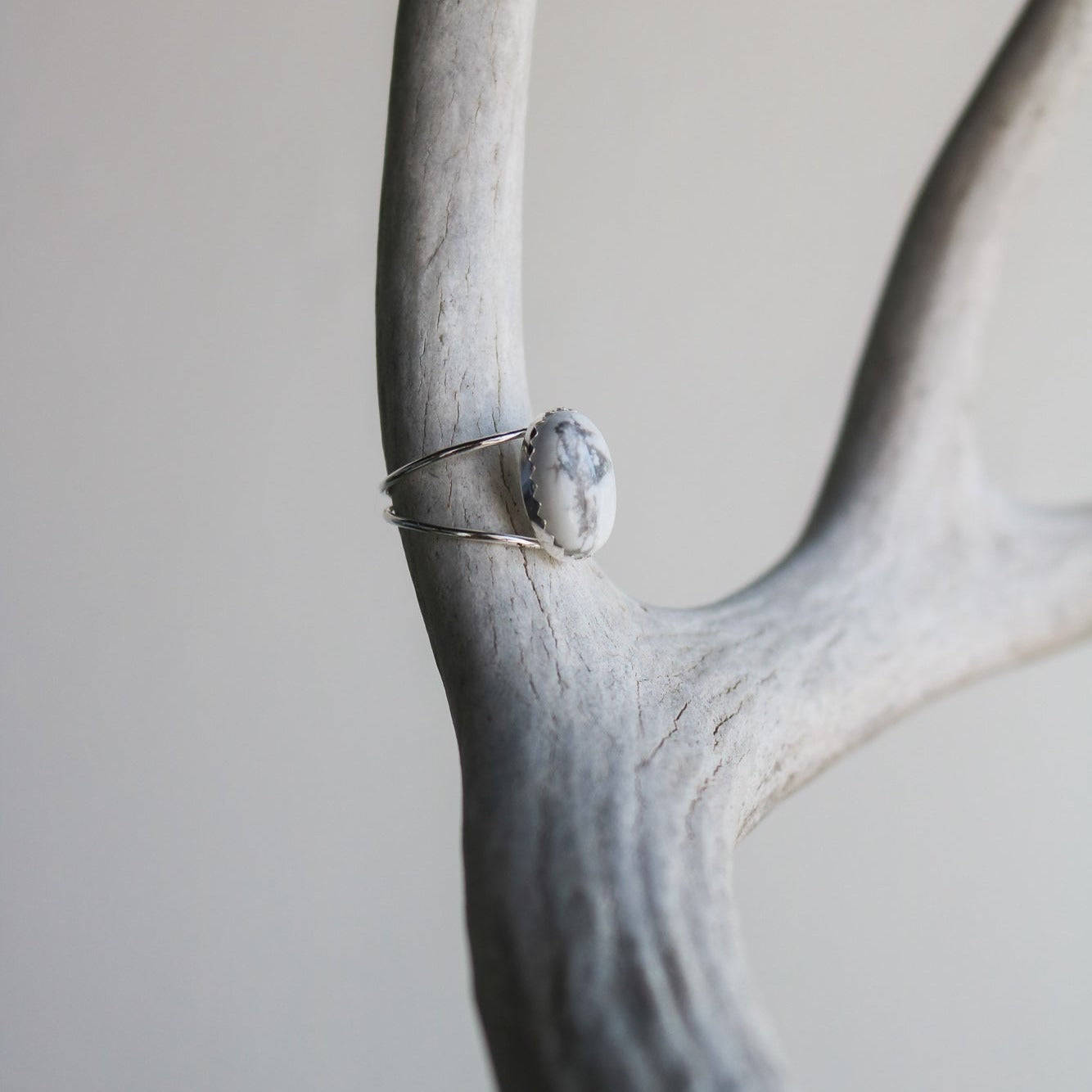 Aspen Ring in 'White Buffalo' // Made to Order