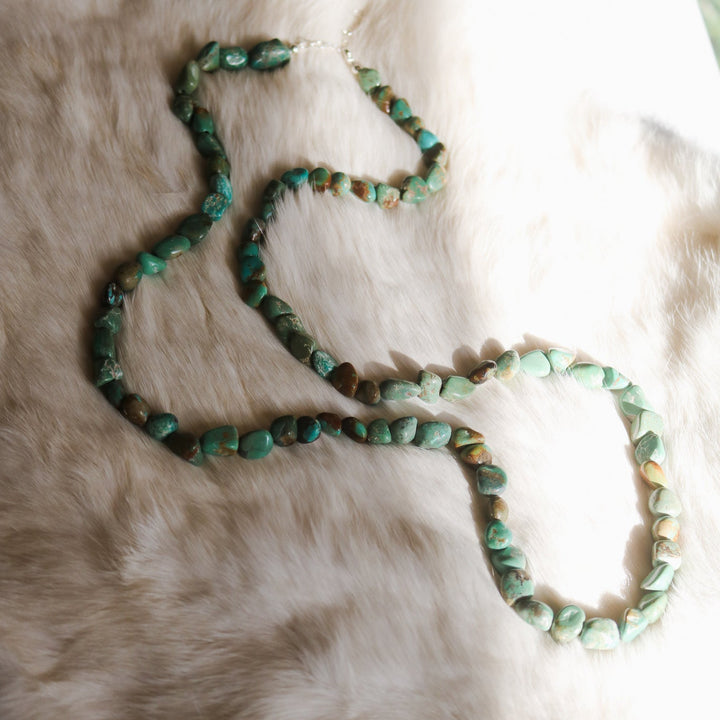 'Sienna' Turquoise Beaded Statement Necklace // One of a Kind