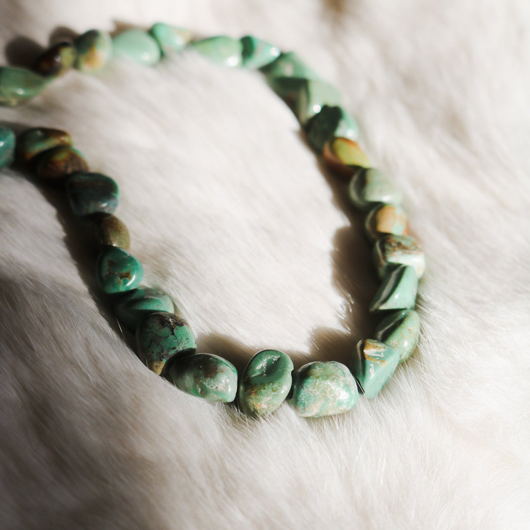 'Sienna' Turquoise Beaded Statement Necklace // One of a Kind