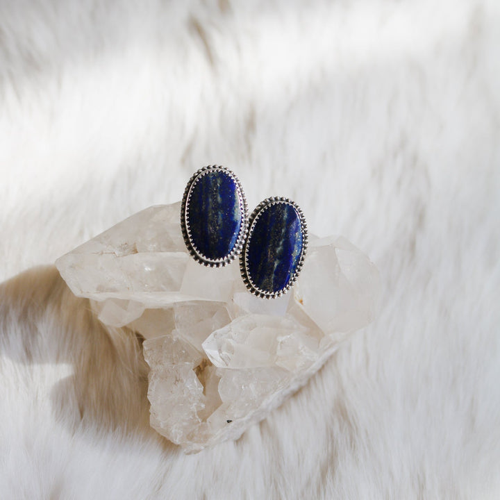 Lapis Lazuli Studs // One of a Kind